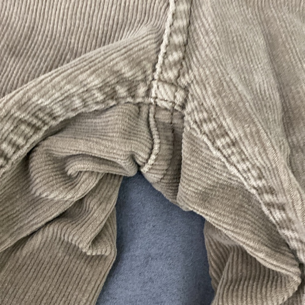 Velvety tan corduroy pants - Picture 8 of 17